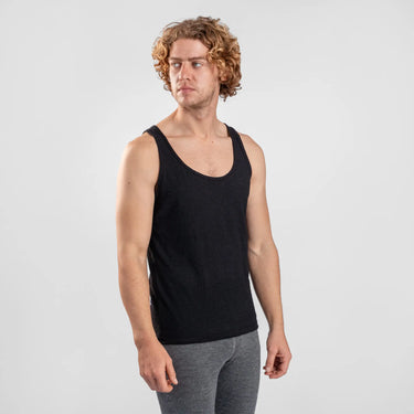 mens adventure tank top featherweight color black