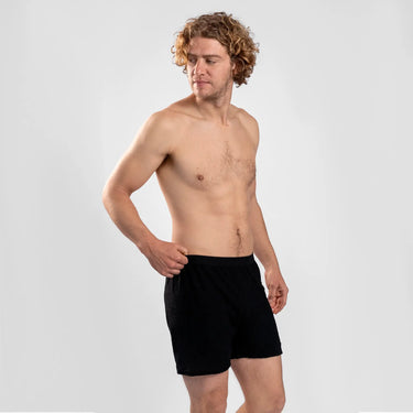 mens comfortable fit relax boxer color black