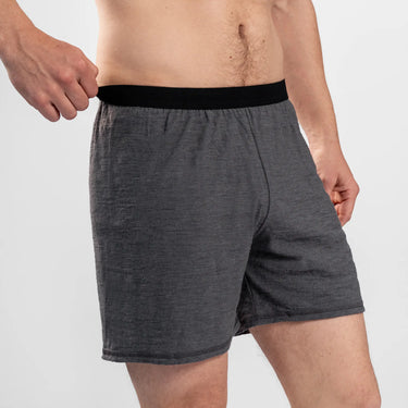 mens low impact relax boxer color gray