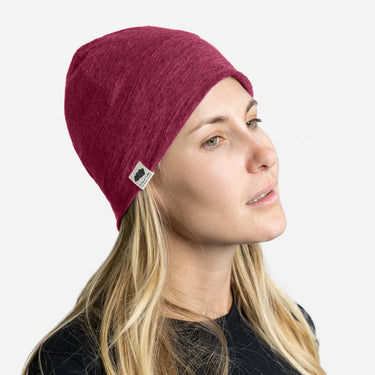 warmest beanie ecofriendly color natural red