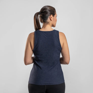 womens natural tee running tank top ultralight color navy blue