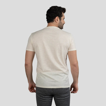 mens active comfort vneck tshirt color Undyed
