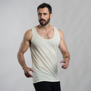 mens functional tank top ultralight color Undyed